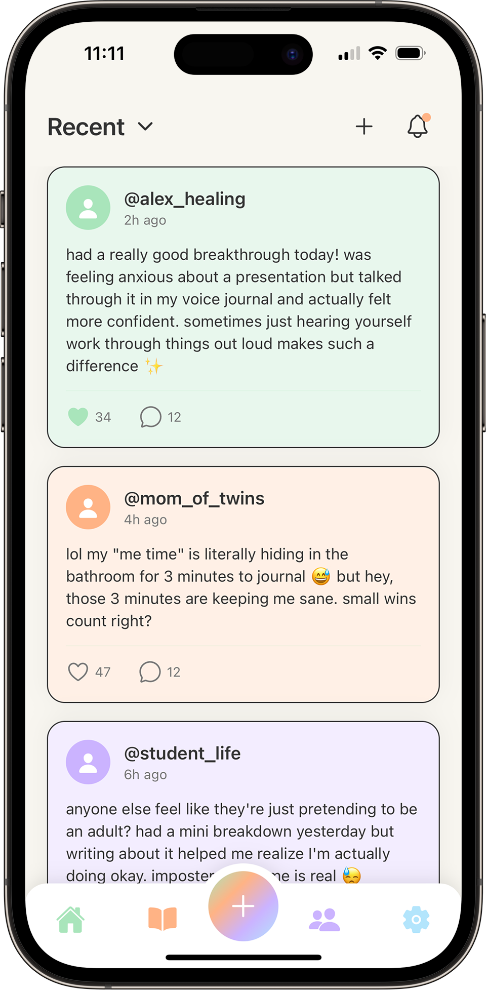Community - Momu App Screenshot